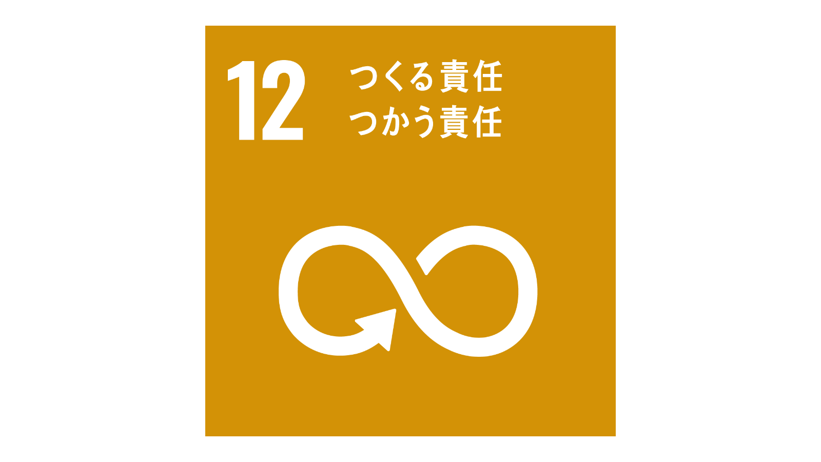 SDGs「17の目標アイコン（No.12）」